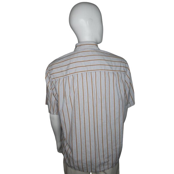 Timberland Men's Checkered Print Short Sleeve Shirt Size‎ L - Picture 4 of 7